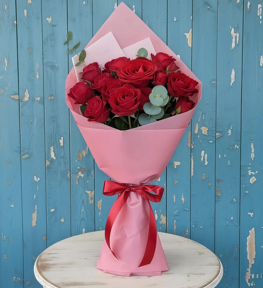 Букет цветов из: Розы в Полевой