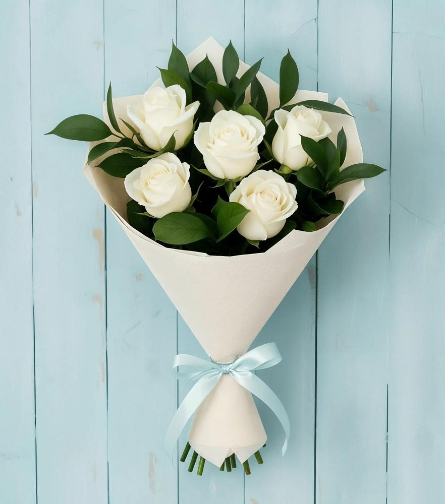 Букет цветов из: Розы в Полевой