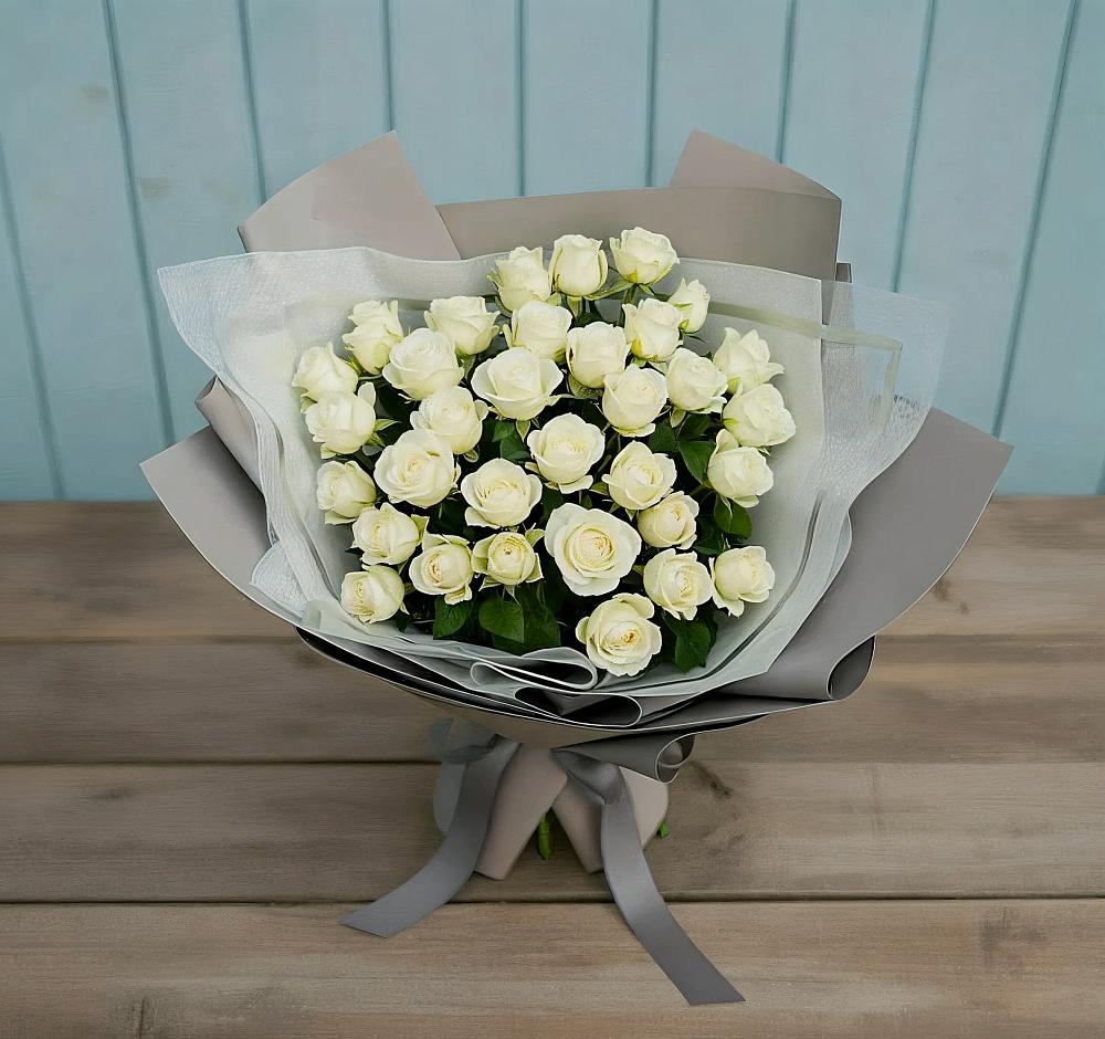 Букет Белоснежная нежность в Полевой
