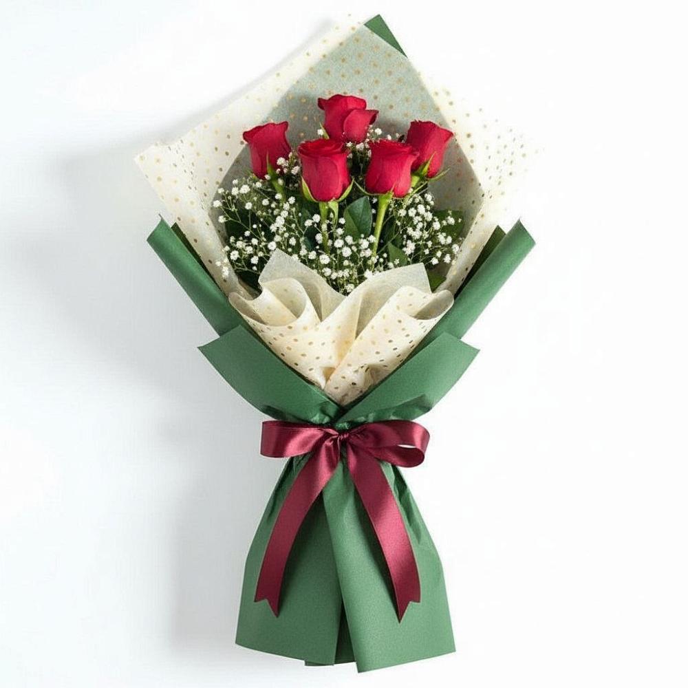 Букет цветов из: Розы в Полевой