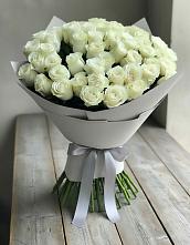 Букет 35 Белых роз в Полевой