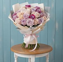 Букет цветов из:  Розы в Полевой