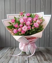 Букет Розовый кустик в Полевой