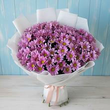Букет цветов из:  Хризантемы в Полевой