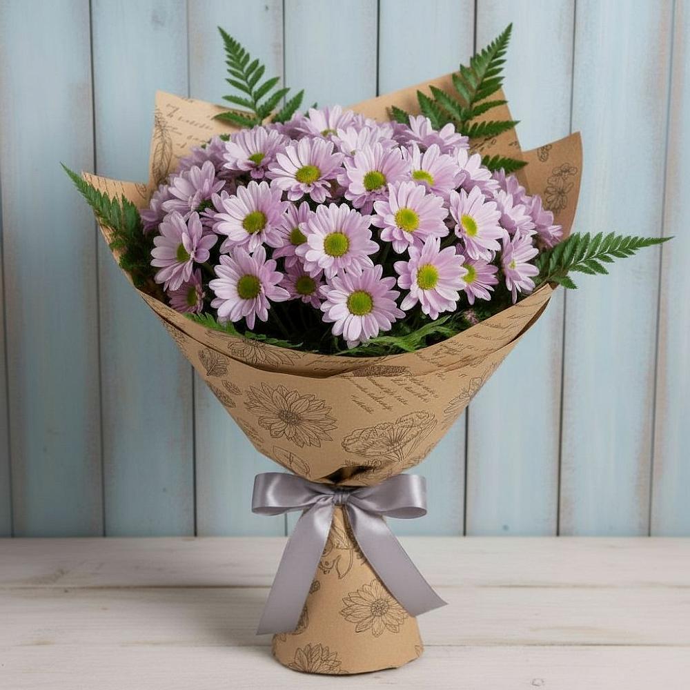 Букет цветов из: Хризантемы в Полевой