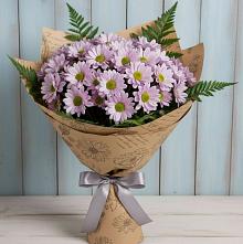 Букет цветов из:  Хризантемы в Полевой