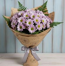 Букет цветов из:  Хризантемы в Полевой