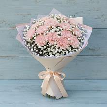 Букет цветов из:  Гвоздики в Полевой