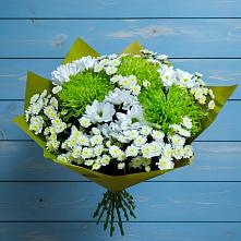 Букет цветов из:  Хризантемы в Полевой