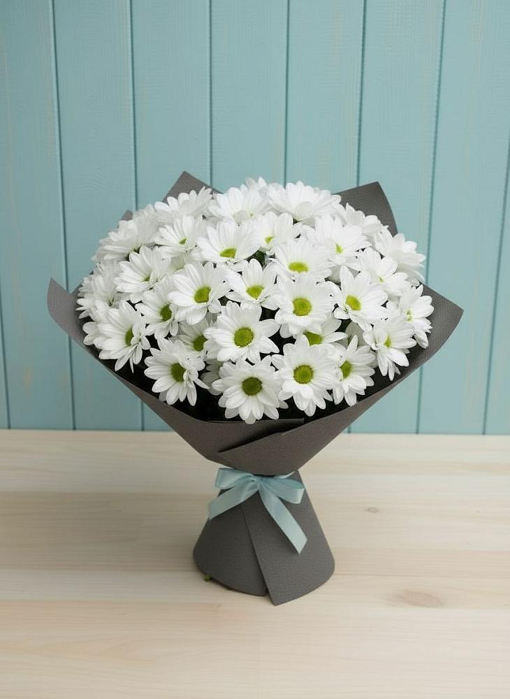 Букет цветов из: Хризантемы в Полевой