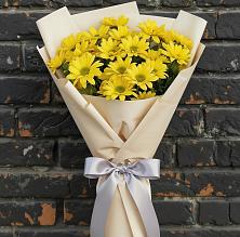 Букет цветов из:  Хризантемы в Полевой