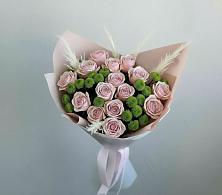 Букет цветов из:  Розы и Хризантемы в Полевой