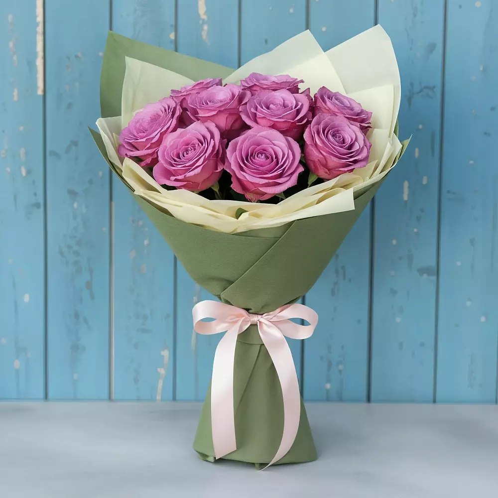 Букет Розы Фёрст Леди в Полевой