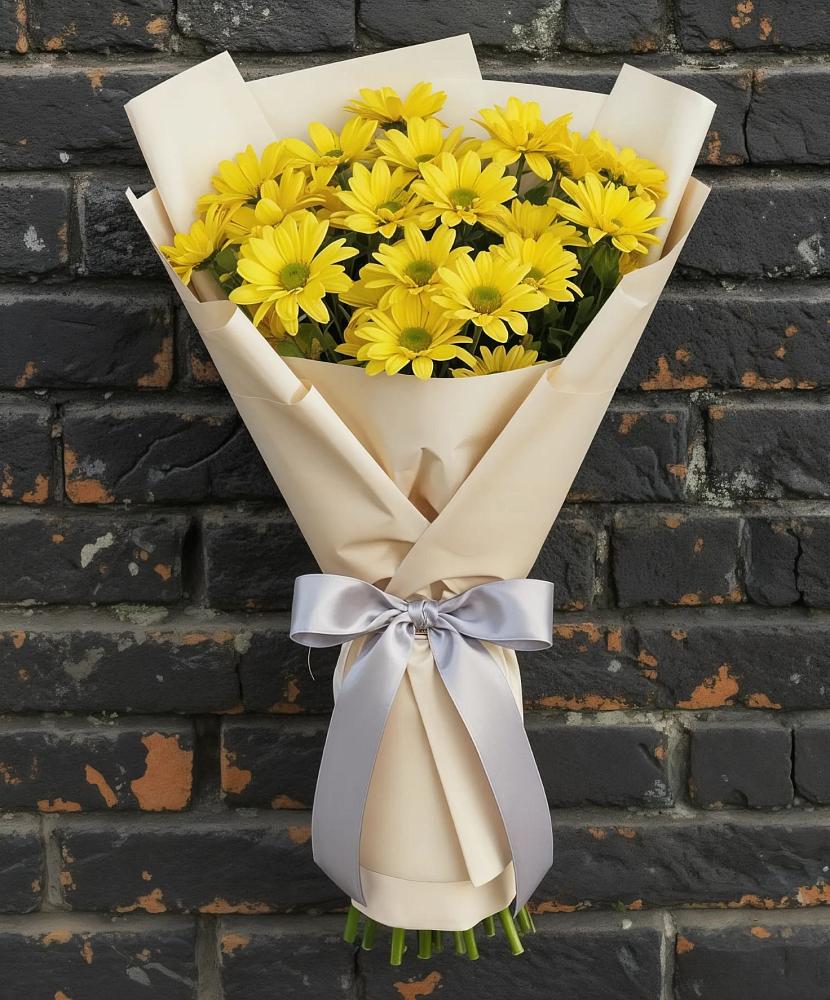 Букет цветов из: Хризантемы в Полевой