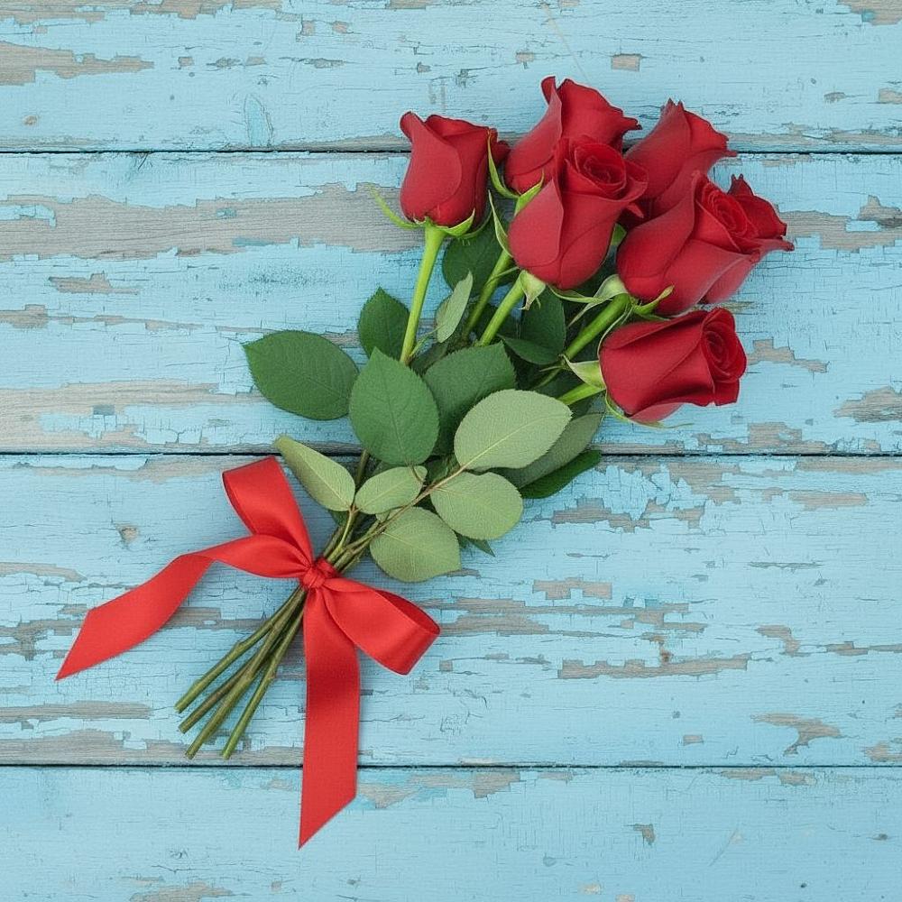 Букет Красные розы в Полевой