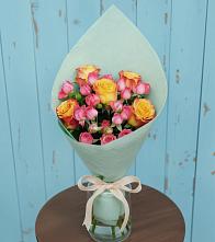 Букет цветов из:  Розы #REPLACE_PRED# Полевой