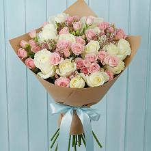 Букет цветов из:  Розы в Полевой