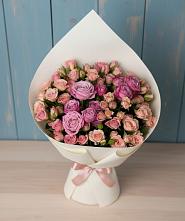 Букет цветов из:  Розы в Полевой